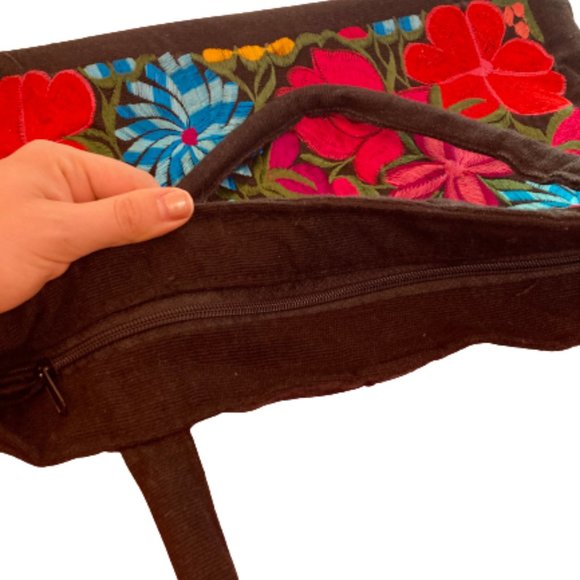 Embroidered Tote Bag with Insert - Picture 2 of 5